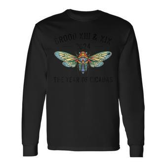 Cicada Swarm 2024 Return Of The Cicadas 2024 Invasion Long Sleeve T-Shirt - Seseable