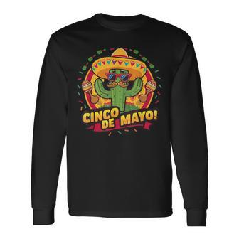 Cinco De Mayo 2024 Mexican Guy Musician May 5 Long Sleeve T-Shirt | Mazezy DE