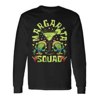 Cinco De Mayo Margarita Squad Long Sleeve T-Shirt - Thegiftio UK