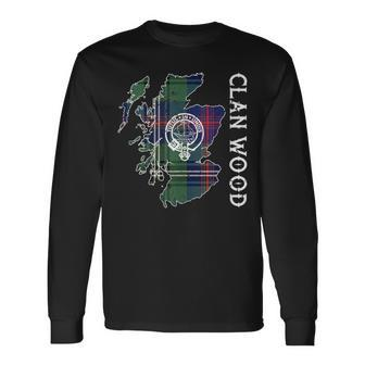 Clan Wood Family Name Surname Reunion Matching Family Tree Long Sleeve T-Shirt - Seseable