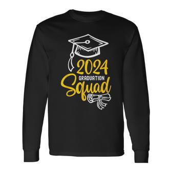 Class Of 2024 Graduation Squad Senior 24 Graduate Family Long Sleeve T-Shirt - Monsterry DE
