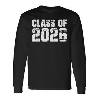 Class Of 2026 High School College Graduation Reunion Long Sleeve T-Shirt - Monsterry