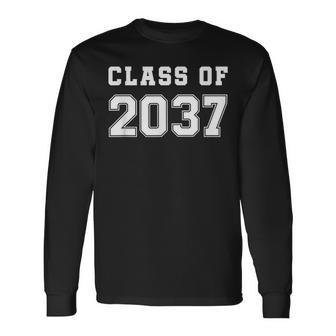 Class Of 2037 Grow With Me First Day Of School Long Sleeve T-Shirt - Monsterry AU