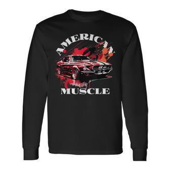 Classic American Muscle Car Long Sleeve T-Shirt - Thegiftio UK
