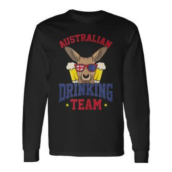 Classic Australian Drinking Team Best Australia Long Sleeve T-Shirt - Monsterry DE