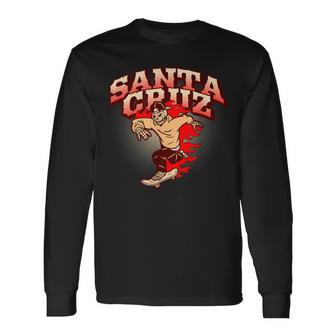 Classic California Skater Santa Cruz Long Sleeve T-Shirt - Monsterry AU