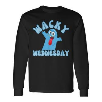 Classic Wacky Wednesday Mismatch Outfit Long Sleeve T-Shirt | Mazezy