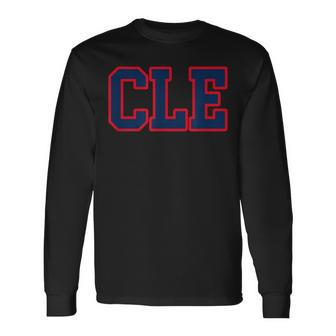 Cleveland Ohio Cle Long Sleeve T-Shirt - Monsterry DE