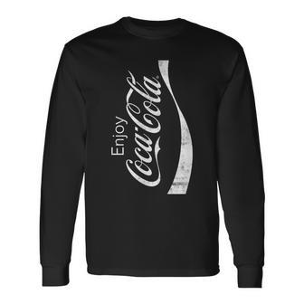 Coca-Cola Logo Canned Langarmshirts - Seseable