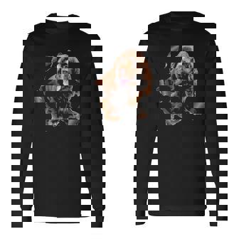 Cocker Spaniell Torn Cloth Cocker Spaniel Lover Dog Owner Long Sleeve T-Shirt | Mazezy