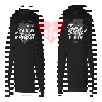Con Nombre I Love Natalia I Heart Named Camiseta de manga larga - Regaloses