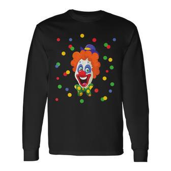 Confetti Clown Carnival Costume Langarmshirts - Seseable