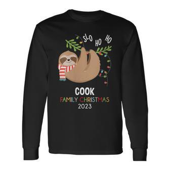 Cook Family Name Cook Family Christmas Long Sleeve T-Shirt - Seseable