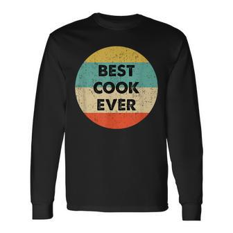 Cook Best Cook Ever Long Sleeve T-Shirt - Thegiftio UK
