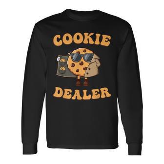 Cookie Dealer Cookie Seller Baking Cookie Crew Boys Girl Long Sleeve T-Shirt - Monsterry UK