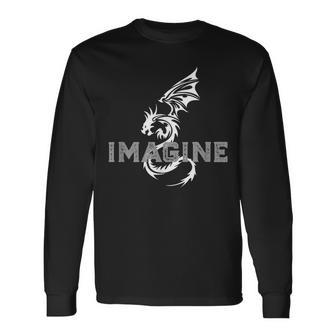 Cool Imagine Tattoo Dragon Long Sleeve T-Shirt - Monsterry UK