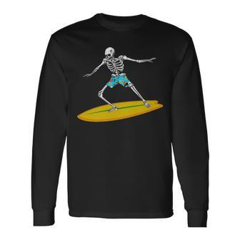 Cool Surfing Art Surfboard Surf Coach Surfer Long Sleeve T-Shirt | Mazezy CA
