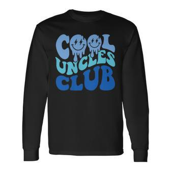 Cool Uncles Club Best Uncle Ever Fathers Day Pocket Long Sleeve T-Shirt - Monsterry CA