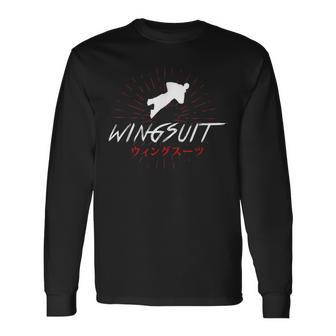 Cool Wingsuit Flying Long Sleeve T-Shirt - Monsterry AU