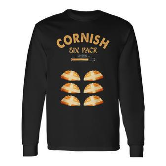 Cornish Six Pack Idea For Saint Piran's & Cornish Pasty Long Sleeve T-Shirt - Thegiftio UK