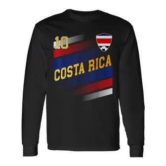 Costa Rica Flagge Costa Rican Pride Lovers Langarmshirts - Geschenkecke