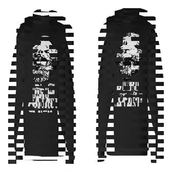 Courez Courez Capitaliste Karl Marx Communisme Marx T-shirt à manches longues - Cadeauxyz