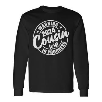 Cousin Crew 2024 Family Reunion Trip Weekend Vacation Long Sleeve T-Shirt - Monsterry