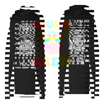 Cousin Crew 2024 Summer Vacation Beach Family Trips Matching Long Sleeve T-Shirt - Thegiftio