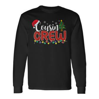 Cousin Crew Christmas Family Reunion Making Memories Xmas Long Sleeve T-Shirt - Monsterry