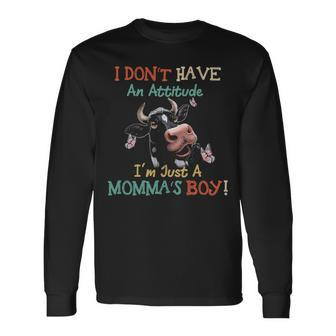Cow Actually Not For Cow Lover Long Sleeve T-Shirt | Mazezy