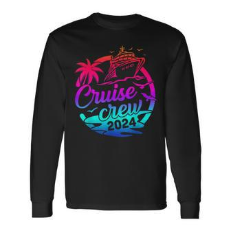 Cruise Crew 2024 Summer Vacation Trip Matching Group Long Sleeve T-Shirt - Seseable