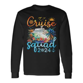 Cruise Squad 2024 Family Group Matching Cruising Vacation Long Sleeve T-Shirt - Seseable