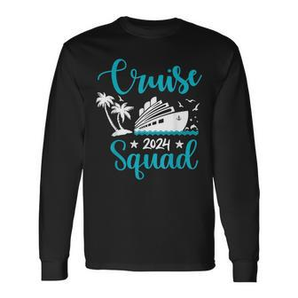 Cruise Squad 2024 Family Matching Vacation Group Trip Party Long Sleeve T-Shirt - Seseable
