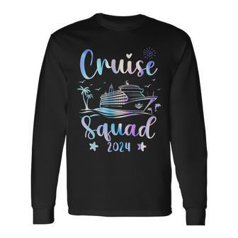Cruise Squad 2024 Matching Family Vacation Family Cruise Long Sleeve T-Shirt - Thegiftio
