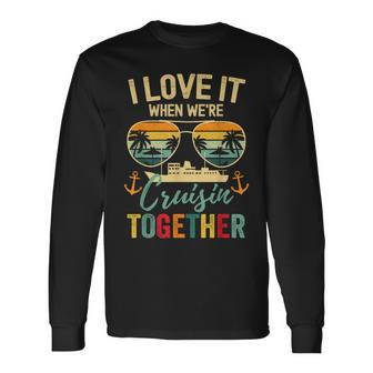 Cruise Squad 2024 Outfits Friends Family Couples Matching Long Sleeve T-Shirt | Mazezy