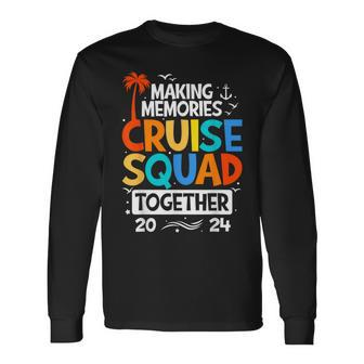 Cruise Squad 2024 Summer Matching Vacation Family Cruise Long Sleeve T-Shirt - Monsterry