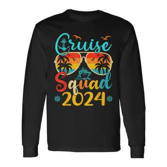 Cruise Squad 2024 Summer Vacation Matching Family Cruise Long Sleeve T-Shirt | Mazezy
