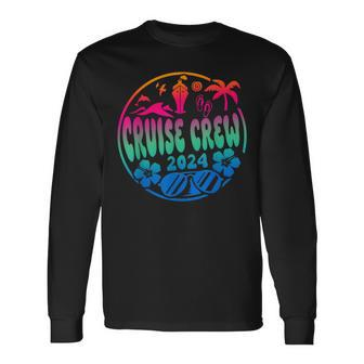 Cruisin Crew 2024 Cruise Family Friends Vacation Matching Long Sleeve T-Shirt - Seseable