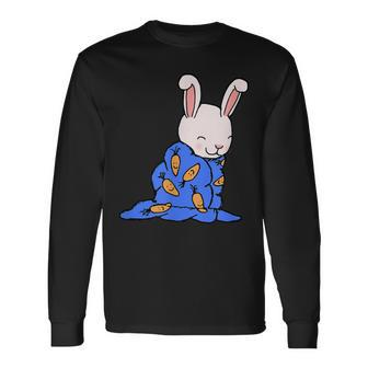 Cute Cozy Fluffy Bunny Long Sleeve T-Shirt - Monsterry