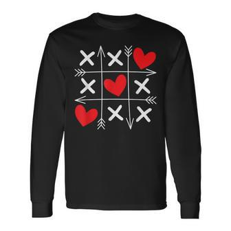 Cute Valentines Day Heart Long Sleeve T-Shirt - Monsterry