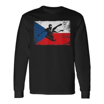 Czech Flag Football Jersey Langarmshirts - Geschenkecke