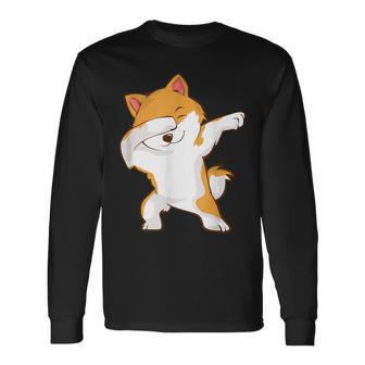 Dabbing Akita Inu Langarmshirts - Geschenkecke