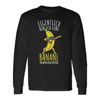 Dabbing Banane Kostüm Junge Banane Langarmshirts - Seseable
