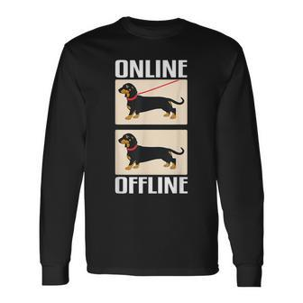 Dachshund Online Dog Owners S Langarmshirts - Seseable