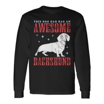 Dackel Hund Papa Dackel Hund Besitzer Dackel Langarmshirts - Geschenkecke