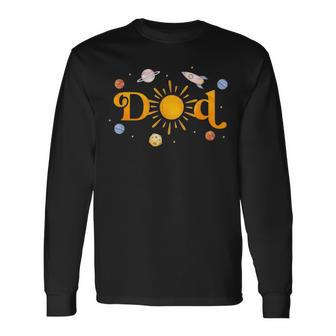 Dad Of The Birthday First Trip Around The Sun Bday Boy Long Sleeve T-Shirt | Mazezy