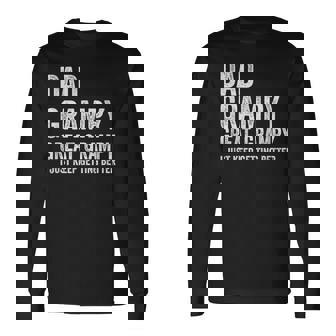 Dad Grampy Great Grampy Dad Grandpa Long Sleeve T-Shirt | Mazezy