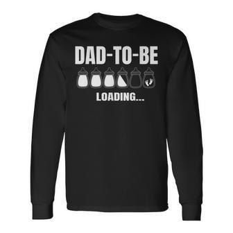 Dad To Be Loading Expecting Father Pregnancy Long Sleeve T-Shirt - Monsterry UK