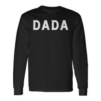 Dada Custom Dad For Father's Day Long Sleeve T-Shirt - Thegiftio UK