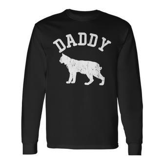 Daddy Bobcat Vintage Ideas For Dad Long Sleeve T-Shirt - Monsterry DE